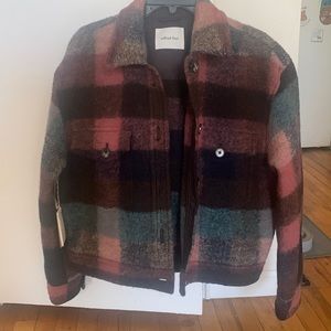 NWT Wilfred Free flannel jacket! Very warm and soft with beautiful fall colors.